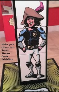 Ahoy there? - panels image at the Comics Exhibition, Seven Stories